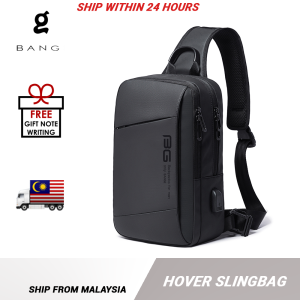 Bange Hover USB Multi Compartment Big Capacity Light Anti Theft Pocket Ipad Outdoor Business College Travel Sling Bag防水胸包 腰包 单肩包 斜跨包
