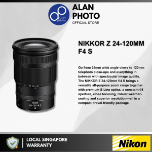 Nikon NIKKOR Z 24-120mm F4 S Lens for Nikon Z | Nikon Singapore Warranty