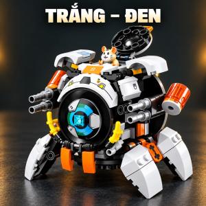 [FUNGUS] Đồ Chơi Lắp Ráp Robot Hamster Biến Hình Cầu 4 Chân Gập Mở Nhiều Kiểu Lắp Ghép