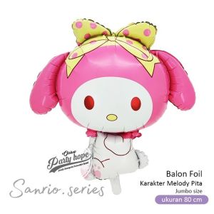Balon Foil Sanrio / Balon Foil Melody Cinnamoroll Kuromi / Balon Foil Kuromi / Balon Foil Karakter Sanrio my Melody