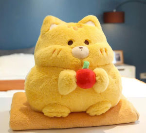 Chăn gối văn phòng đa năng 3 trong 1 gối ngủ trưa chăn gối ô tô cún con trái táo