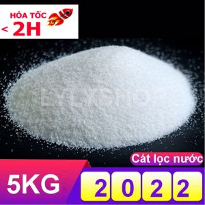 Túi 5KG Cát Thạch Anh Trắng Lọc Nước Trải Nền Làm Thác Cát Bể Cá Cảnh Siêu Đẹp Giá Rẻ