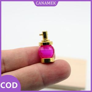 CANAMEK✨ 4Pcs Nhà Búp Bê Phòng Ngủ Tắm Trang Trí Nội Thất Đồ Chơi 1:12 Búp Bê Nhà Búp Bê Thu Nhỏ Hợp Kim Nước Hoa Mô Hình Búp Bê Thời Trang Trang Điểm Phụ Kiện