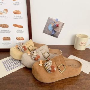 Free Shipping 2026 New Spring Collection: Comfortable And Versatile Slip-On Sandals With Thick Soles And Hidden Heels Featuring A Cute Design And A Closed-Toe Style Perfect For Everyday Wear