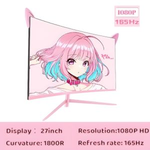 NVISION IN27FGP 27" CURVED 165HZ PINK GAMING MONITOR