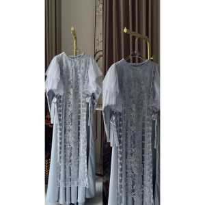 BISA COD - BEST SELLER NEW LADY DRESS BAHAN SILK+TULLEPOLOS BUSUI FRIENDLY DRESS SUPER MEWAH KONDANGAN DRESS PESTA DRESS WISUDA DRESS SERAGAMAN KELUARGA BRIDESMAID