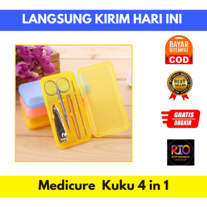 Manicure Pedicure Alat Gunting Kuku 4 in 1/  Alat Perawatan Kuku Medicure