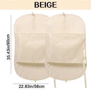 Space 50% Saving Hanging Closet Organizers Small Closets Compression Dust Cover Clothes Storage Bag