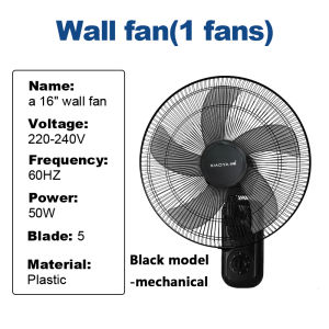 XIAOYA 10year warranty wall fan 16-18 inch wall mounted home restaurant remote control mute pure copper motor fan kipas dinding murah