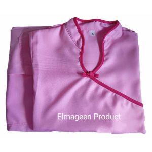 CHINISE COLLAR PIPING SCRUB SUIT PITCH TWILL COTTON