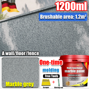 JOCBO Stone Effect Paint Newly Upgraded Imitation Stone Paint Art Paint Multicolor Colored Sand Wall Coating Natural Marble Rock Texture Interior Exterior Latex Paint Eco-Friendly Waterproof Scratch-Resistant