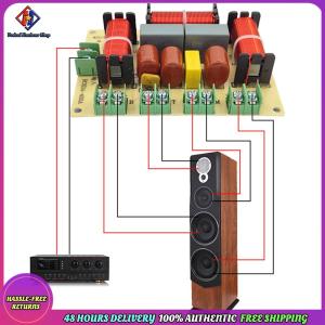 Vodool 250W 4 Way Crossover Filter Treble Medium Bass DIY Speaker Filter Home Theater Audio Modification