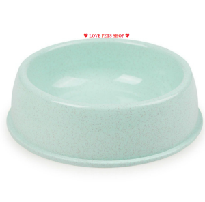 Chén ăn cho Chó Mèo bằng rơm lúa mì và nhựa PP (mẫu mới) - Love Pets Shop