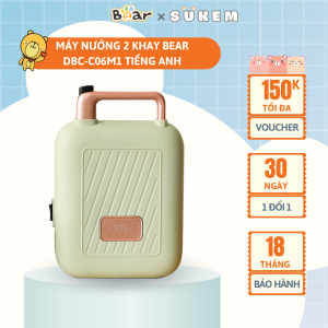 Máy Nướng Bánh Đa Năng Bear Nướng Bánh Sandwich Crepe Waffle Rán Trứng Xúc Xích DBC-C06M1