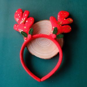 Holiday Christmas Headband Hat Eyeglass Party Photo Props Cute Christmas Caroling Costume Accessories