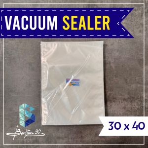 plastik vacuum sealer makanan plastik wadah makanan 30x40 isi 50 pcs