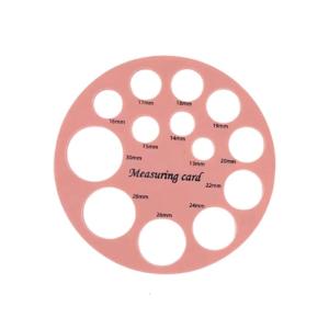 Breastfeeding Measurement Device Flange Ruler Ergonomic Design For Proper Flange Sizing And Bottle Nipple Matching