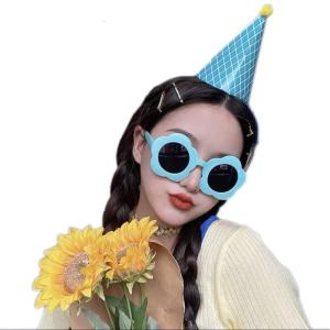 Luau Party Decorations Hawaiian Sunglasses Funny Tropical Party Eyeglasses for Summer Pool Beach Party Plastic Eyewear