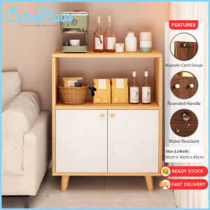 CUTIEHAUS Side Cabinet Small Wall and Corner Storage Cabinet Living Dining Room and Home Organization Kabinet Sudut Serbaguna - Fulfilled by Cutiehaus