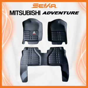 Mitsubishi Adventure car matting 5D Diamond Deep Dish Mitsubishi Car Accessories Mitsubishi Adventure Car Accessories Interior car accessories Leather and Rubber Matting with Anti Slip All weather OEM car matting for Mitsubishi Adventure