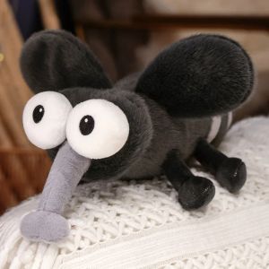 YOUSHI TOP Dễ thương Đồ chơi nhồi bông hình muỗi Thêu Bộ sưu tập  dây chuyền nhồi bông hình muỗi Búp bê ngủ cho bé gái 20cm/25cm  dây chuyền côn trùng hình búp bê Quà Giáng Sinh