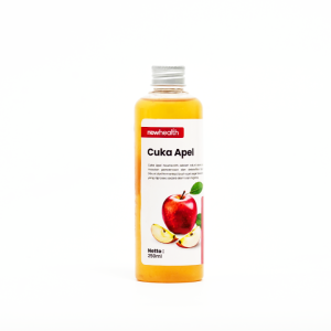 Cuka Apel 500 ml Nowhealth Apple Cider Vinegar with Mother Asli Organik Minuman Diet Detoks