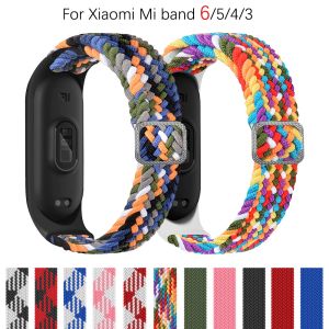 สายรัดข้อมือไนลอนสำหรับ Mi Band 10 9 8 7 6 5 4 3สายปรับได้สายรัดข้อมือไนลอน Miband4 Miband 5 Correa สายรัดข้อมือสำหรับ Xiaomi Mi Band 4 3 5 6 7 8
