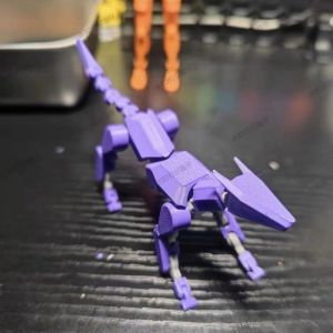 New Style 3D Dog Printing Figure Multi-Joint Movable Figure Movable Robot Movable Decompression Doll Toy Assembly Model