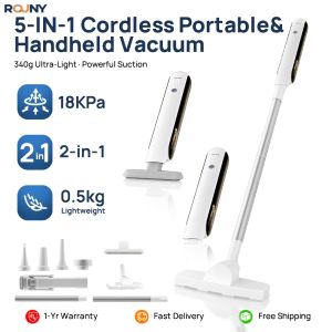 ROUNY Sofa Cleaner  Handheld Vacuum Cleaner 80W 18kPa 30mins Pet Hair Multi-Nozzle Set Home & Car Use upholstery cleaner