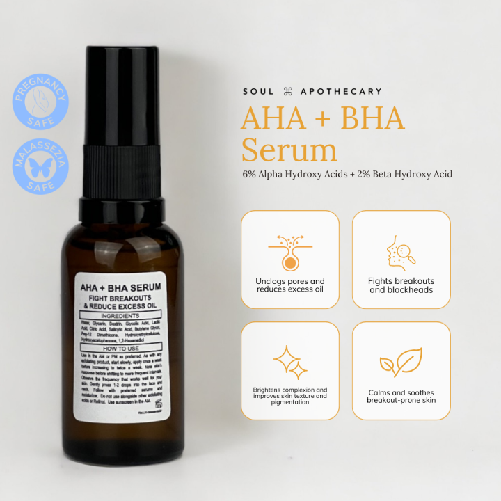 SOUL APOTHECARY AHA + BHA Serum Lazada PH