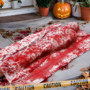 Horror Halloween Spider Web Creepy Cloth Bloody Gauze Bat Decor Spider Happy Halloween Ornaments for Home Haunted House Party Props