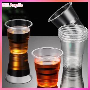 [Hill Angelia] 50 cái dùng một lần rõ ràng cốc nhựa ngoài trời dã ngoại sinh nhật nhà bếp bên Bộ đồ ăn bên ly nhựa cho đồ uống lạnh