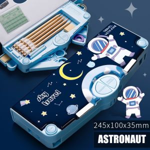 Primary School Students Multi-functional Stationery Cartoon Pencil Case Pencil Storage Storage Box