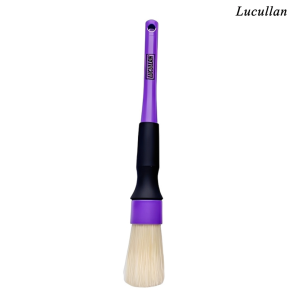 Bộ Cọ Vệ Sinh Xe LUCULLAN 2 Cây – Lông Heo Tự Nhiên + Cọ Mềm Nội Thất Không Trầy Xước