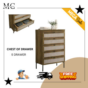 🔥【LOCAL SELLER】🔥5 DRAWER CHEST OF DRAWER ( FREE DELIVER & INSTTALLION)