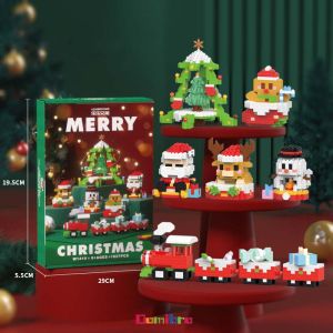 🔥Christmas Gift Set Christmas Tree and Santa Claus Building Blocks Popular Christmas Decorations Kids Gift