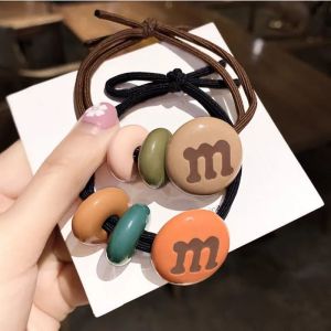 สุทธิสีแดง ins ลมลูกอมสี m bean hair แหวนเวอร์ชั่นเกาหลีของสด super fairy สาวหัวน่ารักนักเรียนเชือกผมยางรัด