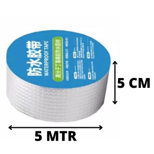 Lakban Anti Bocor 5cm x 5mtr - Lakban Aluminium Foil 5cm x 5mtr - Waterproof Foil Tape 5cm x 5mtr