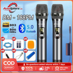 Professional Wireless Microphone Bluetooth UHF For Videoke Dual Handheld Rechargeable For Karaoke
