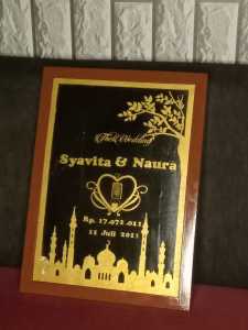 Mahar Pernikahan Laser cutting Plywood Model A1