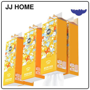 【JJ HOME】Manhua Cat 4-Ply Hanging Tissue/ 1280 Sheets/Pack 6 Packs/Box / Water Absorbent Soft