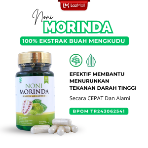 Noni Morinda - Ekstrak Buah Mengkudu PREMIUM Efektif Menurunkan Darah Tinggi Cegah Stroke BPOM