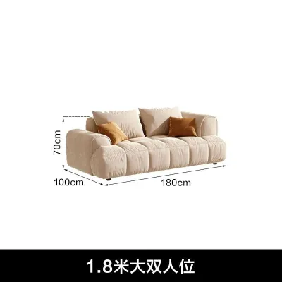 Urban Echo Stylish Cream Velvet Living Room Sofas