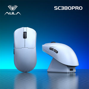 AULA SC380 Pro E-Sports Mouse Lightweight Wireless Mouse Tri-Mode Connect 6-Level DPI Adjustment