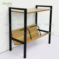 OKURA 2 Tier Magazine Rack Book Shelf Home Office Rak Buku Majalah Hiasan. 