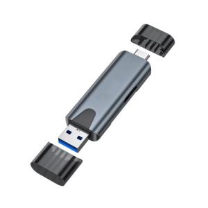 Memory Adapter Double USB C & USB 2.0 Interfaced For Microed Memory Cards Support Multiple Systems