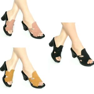 SENDAL SEPATU HEELS WANITA MURAH CS05 / SENDAL HEELS PESTA TERBARU