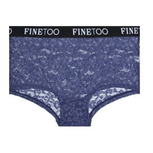 FINETOO กางเกงชั้นในลายลูกไม้ไร้รอยต่อแบรนด์ระดับโลกพร้อมสายคาดเอวสร้างแรงบันดาลใจ-ควบคุมหน้าท้อง & ปกปิดทุกส่วน | Gratis Ongkir