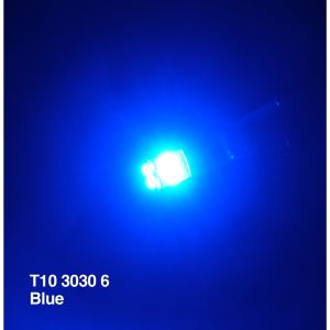 (2PCS) Lampu Senja Sein LED T10 Motor Mobil Seri Kabin Kota Plat 6 Titik Super Terang SB1 - LUXIMOS