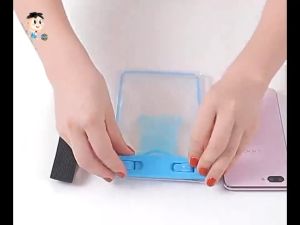 Double-Sealed Waterproof Bag  Fits 7.2-inch Large Phones Neck-Hanging & Portable
